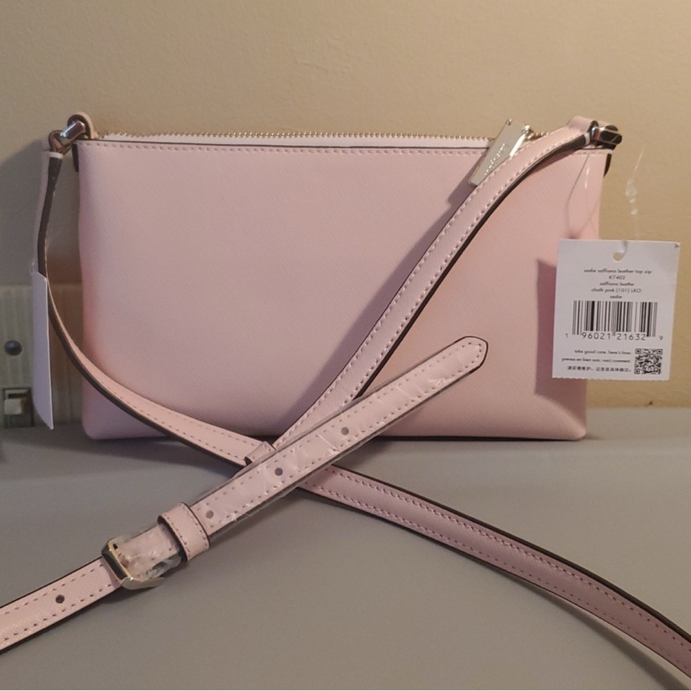 Kate Spade Hot Pink and Pink 2 In One Crossbody/Clutch Red. - Picture 4 of 6